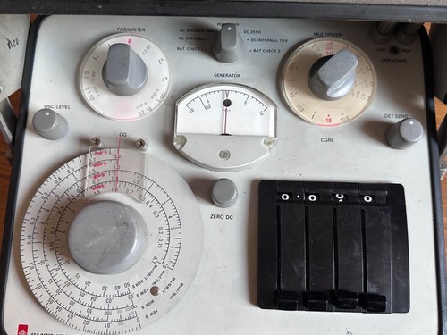 General radio company Impedance Bridge 1656 Audio Mostek pomiarowy dla kolekcjonerów - Zdjęcie 7 z 10
