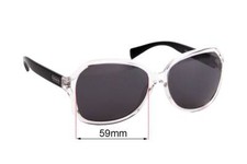 SFx Replacement Sunglass Lenses fits Coach HC8088 Selma - 59mm Wide