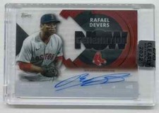 2022 Topps Clearly Authentic Rafael Devers Generation Now Auto #CNA-RD