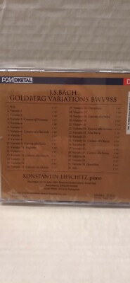 BACH Goldberg Variations BWv988 Konstantin Lifschitz CD 1995 Denon