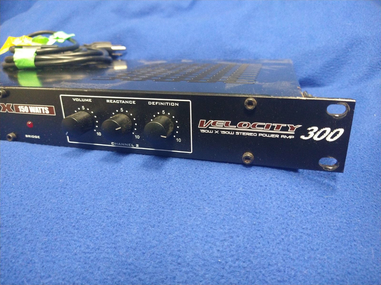 Rocktron Velocity 300 Stereo Guitar Power Amp 1 rack unit with original box eBay
