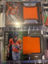 Noah Fant 2019 Obsidian Volcanic Material Jumbo Jersey /50 & PB MM Patch /299