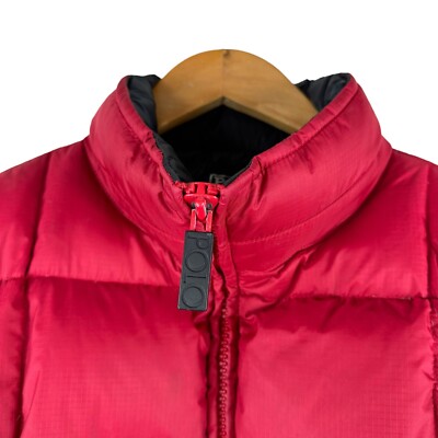 Vintage 90's Red Polo Sport Ralph Lauren Ski Quilted Down Puffer