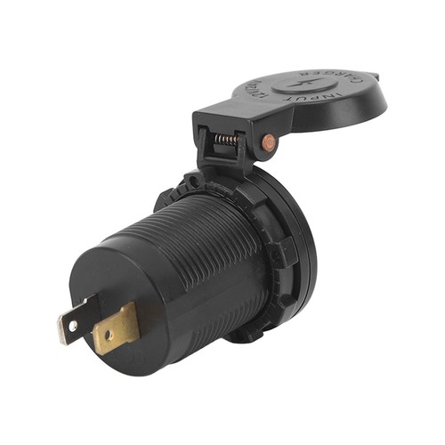 Car Charger IP66 Waterproof Fast Charging Dual Port USB Charger Black Shell - Photo 8 sur 12