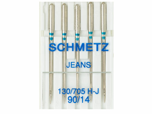 5 gute Nähmaschinennadeln Jeans 90er  Nadeln  Typ 130/705 Flachkolben  SCMETZ - 第 1/1 張圖片