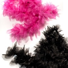 Organza Boa für Kinder Federboa Karneval Kostüm Flapper Prinzessin Fee Königin