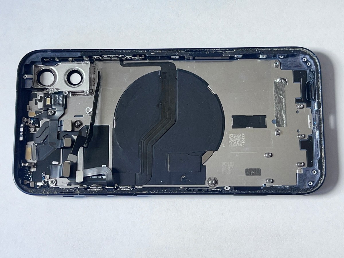 Apple iPhone 12 Back Glass Housing Mid Frame Battery Door * OEM