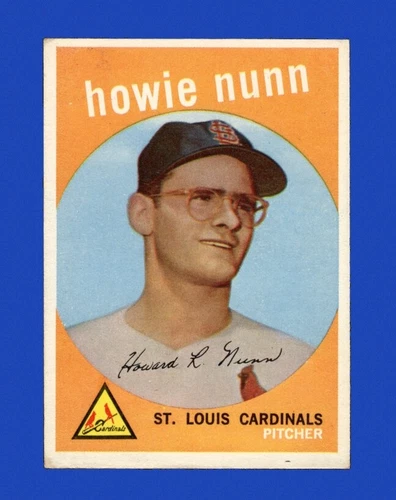 1959 Topps Set-Break #549 Howie Nunn VG-VGEX *GMCARDS*