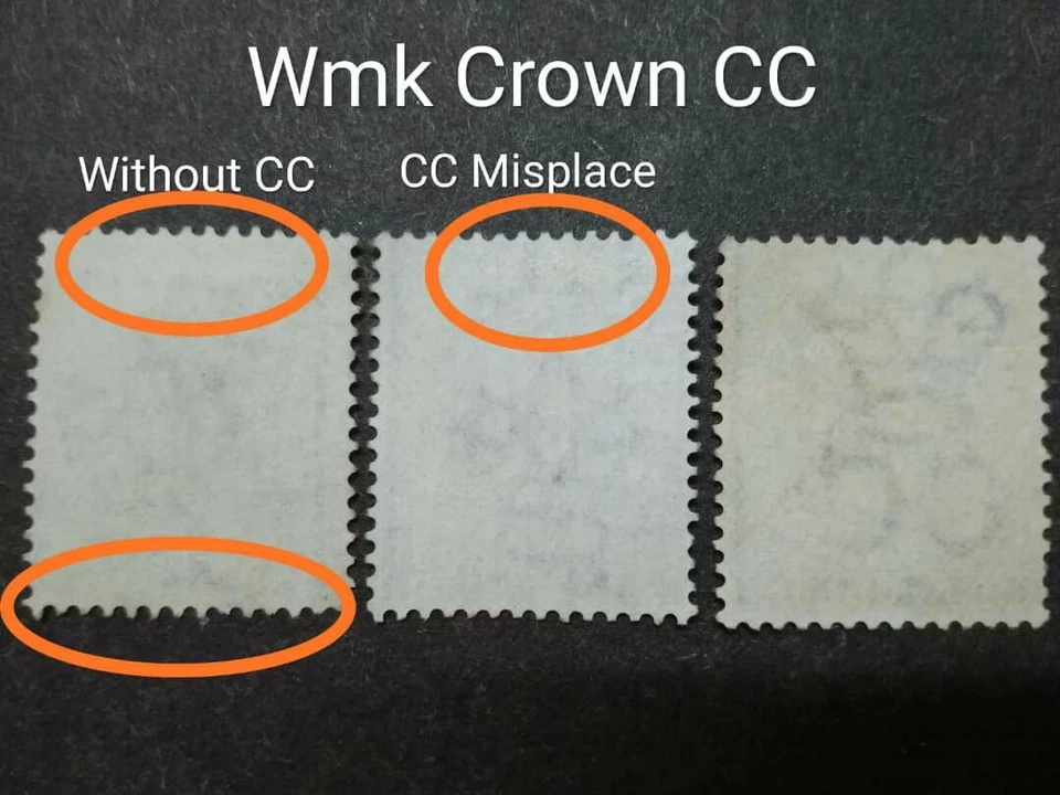 Straits Settlements 1880-81 Queen Ovpt 10c Wmk Without CC Misplace CC & Crown CC - Image 3 of 4