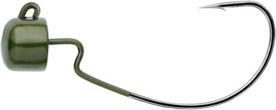 Owner American 1 Block Head Offset - Green Pumpkin - 1/0 1/8oz- 4155GP-021