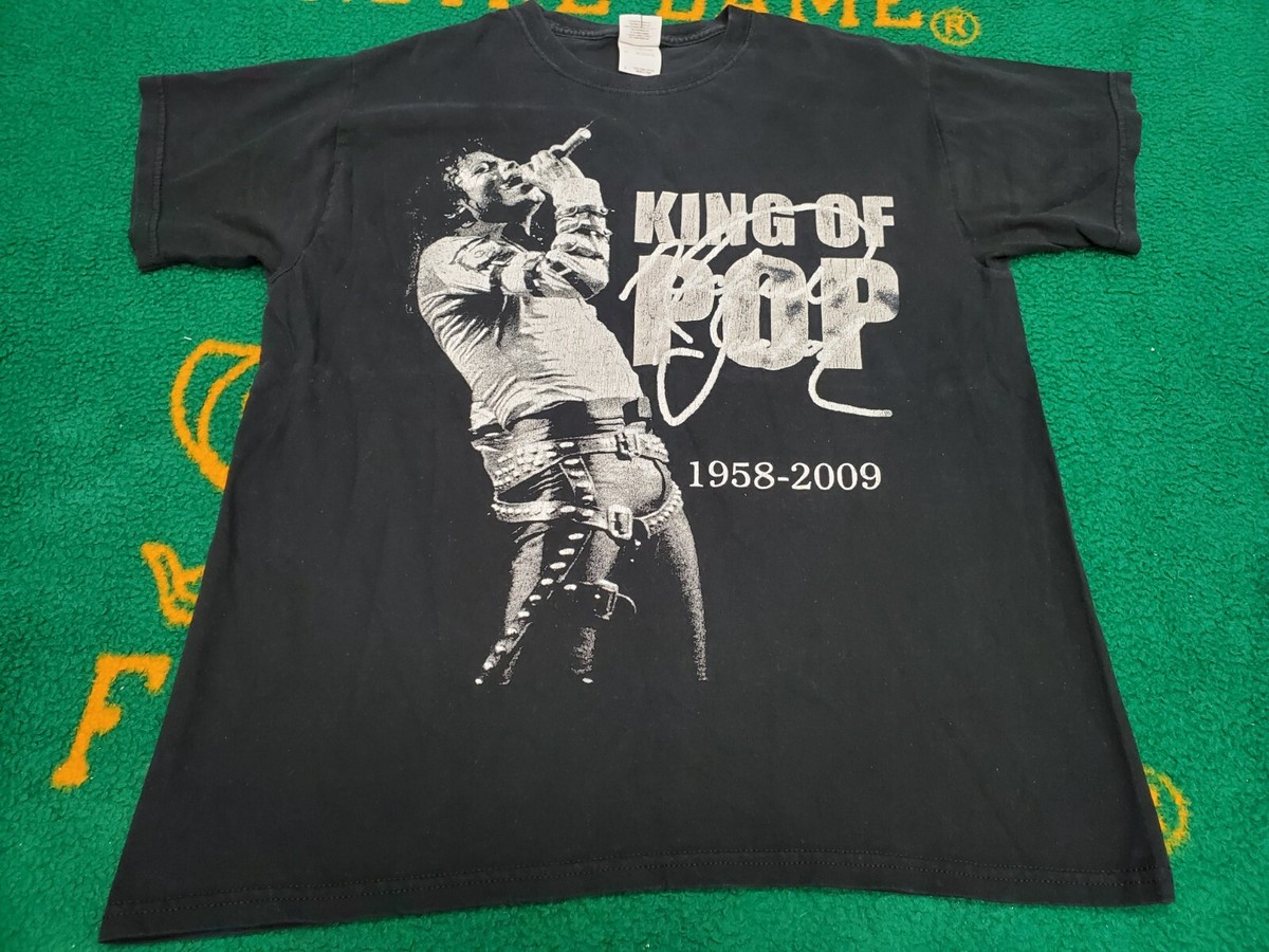 Michael Jackson King Of Pop 1958-2009 T-shirt Large | eBay