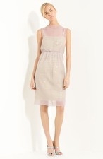  MARC JACOBS Organza Overlay Sequin Dress ( Size 4)