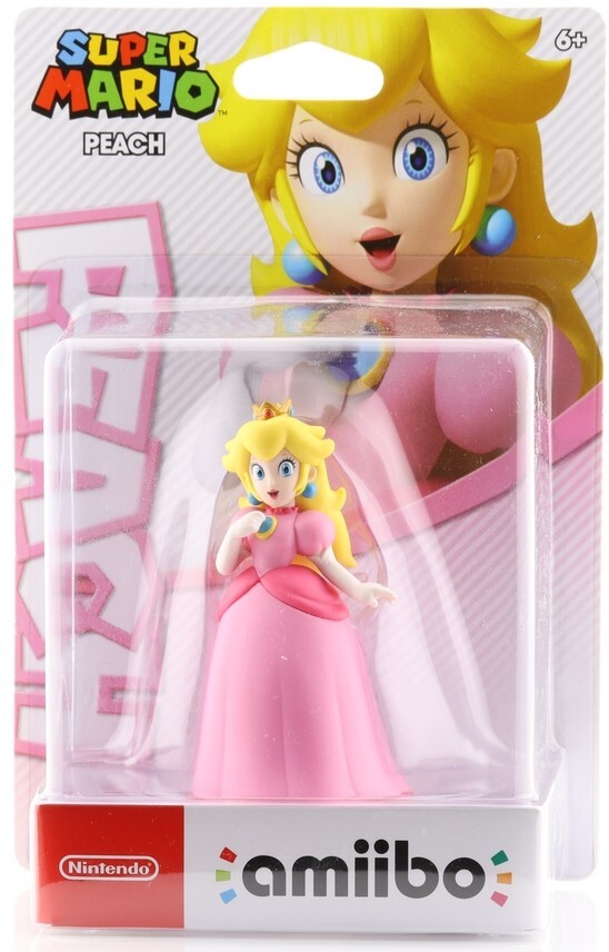 Super Mario Brothers Figurine Figure Amibo Princess Peach Reissue