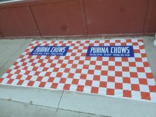 101" X 55" Vinyl Table Cloth Purina Chows Ralston Cereals Ry-krisp Dog Chows