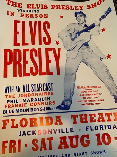 Elvis Presley Poster Lot Nice The King Of Rock And Roll Grammy Winner - Picture 4 of 6