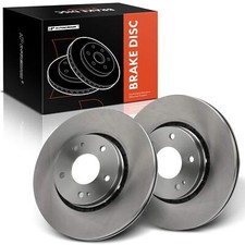 2x Front Disc Brake Rotors for Mitsubishi Lancer 09-15 Outlander PHEV 2020-2022