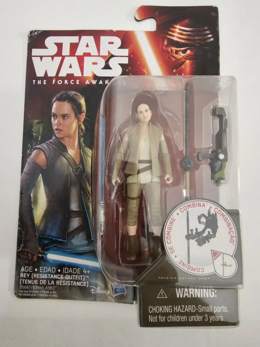 Star Wars The Force Awakens Rey Resistance Outfit Action Figure New Hasbro 2015