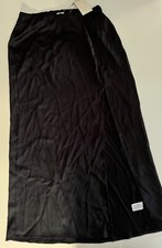 NEW A New Day Women's Black Maxi Skirt w/ Split Size S W60066 