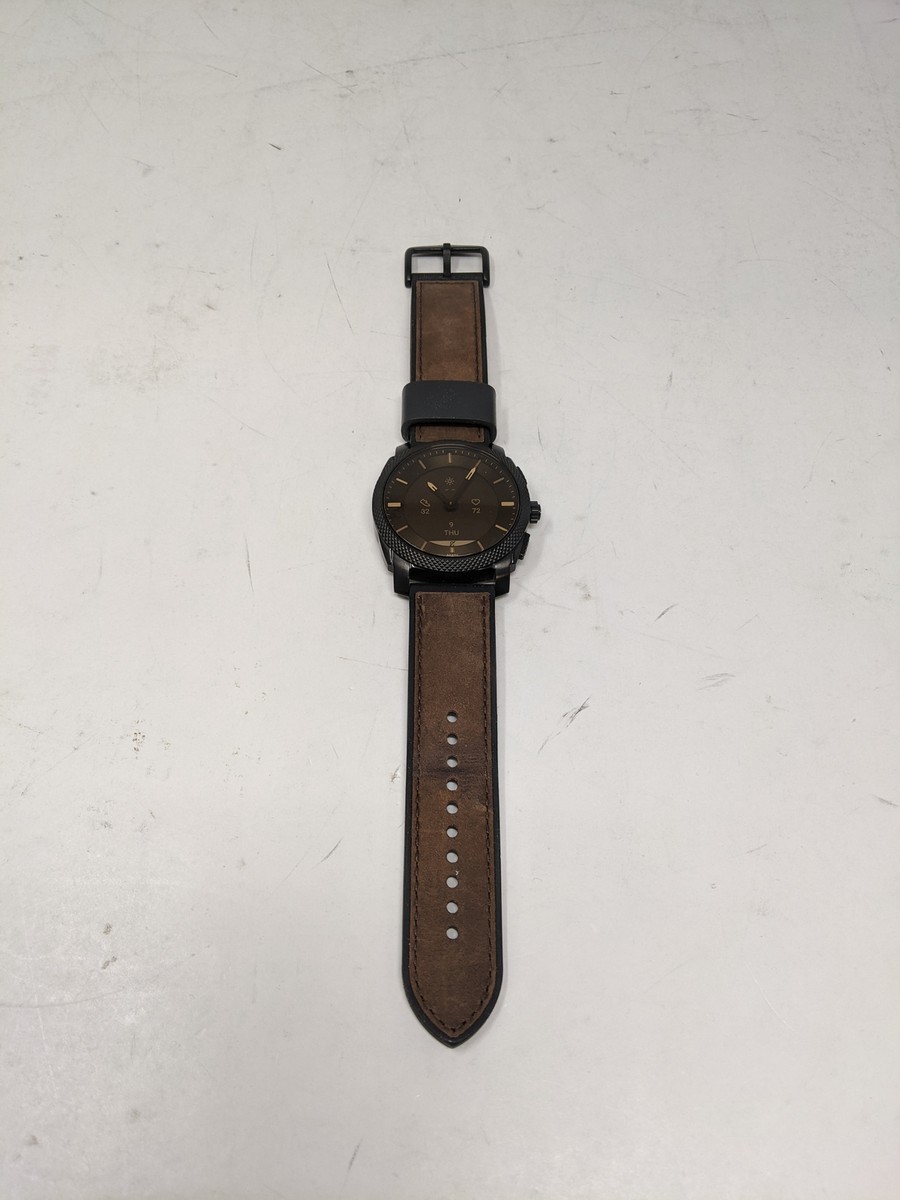 Fossil Machine Gen6 Hybrid Stainless Steel/Leather Smartwatch (P6