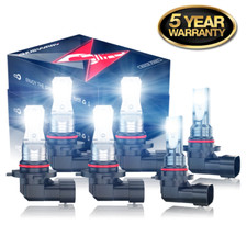 For Jeep Grand Cherokee 1999-04 6000k 6p Led Headlight Hilofog Light Bulbs