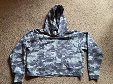 Lululemon Camo Loungeful Cropped Hoodie SZ 12 TGWB
