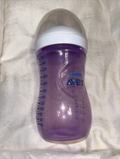 Avent baby bottle purple