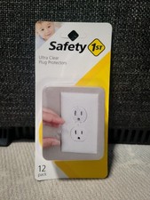 Safety 1st Ultra Clear Plug Protectors 12 Pack Child Proof Outlet Covers