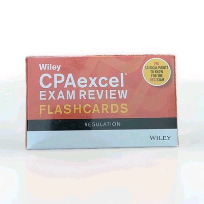 Wiley CPAexcel Exam Review Flashcards Regulation (REG) Study Guide 250 Cards