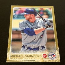 2015 Topps #424 Michael Saunders Gold MNT