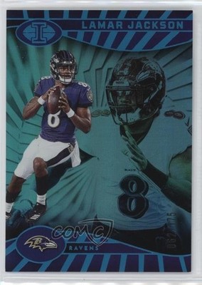 2024 Panini Illusions Trophy Collection Teal /175 Lamar Jackson #7 04uh
