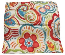 Colorful Floral Boho Double Sided Indoor/Outdoor Throw Pillow Cover Home Decor