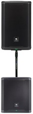 JBL PRX908 8" 1000w RMS Powered DJ PA Speaker w/ DSP 15" Subwoofer Pole Mount