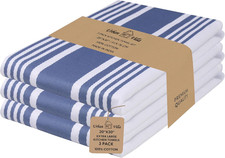 Kitchen Towels 100 Cotton Dish Towels for Kitchen Set of 3 20  X30  Dish Cloth