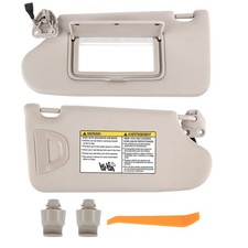 Sun Visor Pair Compatible with 2013-2018 Nissan Altima (Driver & Passenger Si...