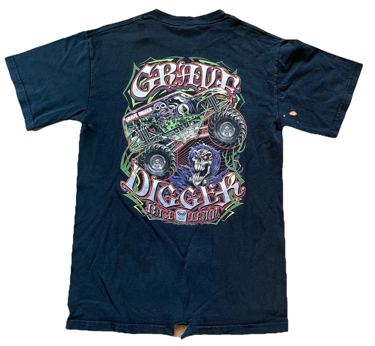 Grave Digger Shirt Indiana Men