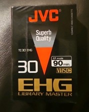 JVC VHS-C EHG 30 Video Tape Library Master - New