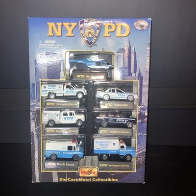 NYPD Maisto 7 Car Collection 
