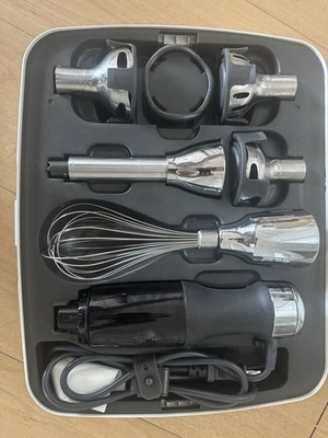 KitchenAid KHB2561 Immersion Hand Blender with 5 Speed Attachments and Case
