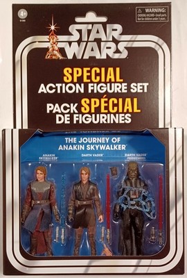 STAR WARS The Journey of Anakin Skywalker - 3 Pack - 10 cm (Hasbro) (Vintage..)