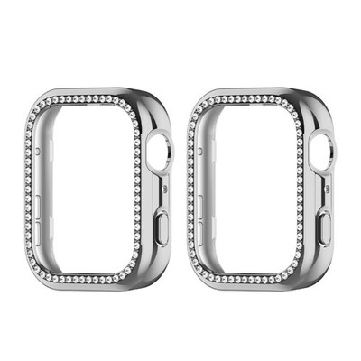 Elegant Jewels Crystal Protective Case Compatible for Watch Fit 5 Smartwatch