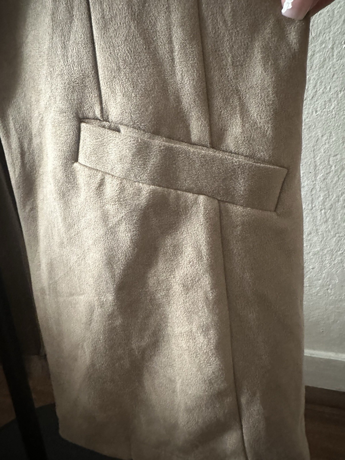 ReVamped Beige Long Open Lightweight Basic Jacket… - image 3