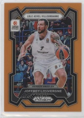 2023 Panini Prizm Turkish Airlines EuroLeague Orange 3/49 Joffrey Lauvergne 1pe9