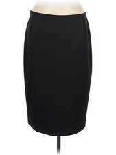 Tahari Women Black Formal Skirt 8