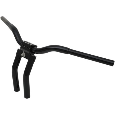 LA Choppers Black 11'' Kage Fighter Handlebar with  Pullback LA-7336-08B