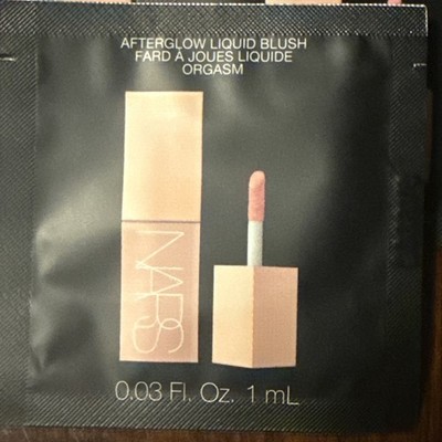 25 NARS Afterglow Liquid Blush ORGASM Sample Packet Single Use 1ml