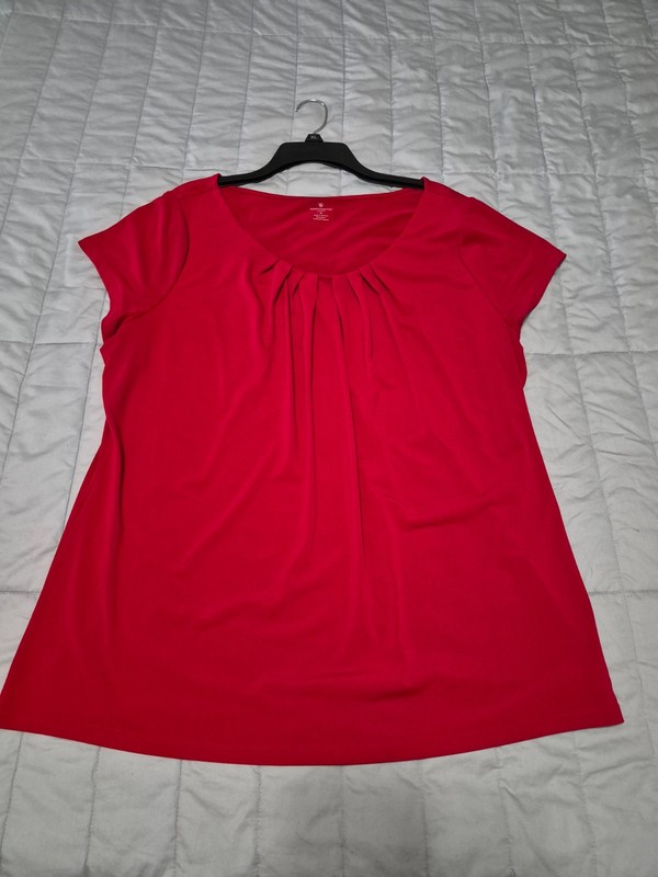 Womens Worthington Red Blouse 2x