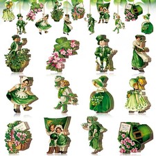 36 Pcs Vintage St. Patricks Day Ornaments for Tree St. Patricks Day Decoratio...