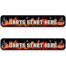 2 Pcs Dart Floor Marker Dart Throw Line Accessories for Players Party Game, 2...