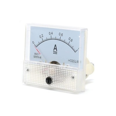85C1 Pointer Ammeter DC 1A 85C1 Circuit Testing Charging Battery Ampere Teste...