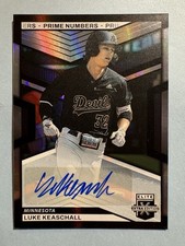 2023 Elite Extra Edition Luke Keaschall Auto /60 Prime Numbers B Rookie Twins🔥